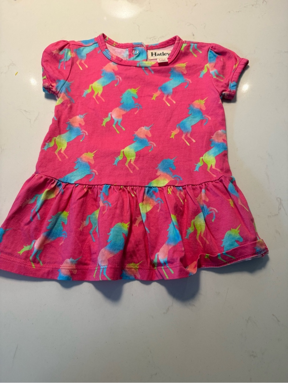 Hatley Hot Pink Unicorn dress